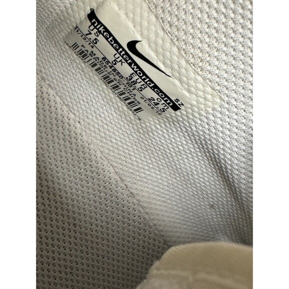 Size 7.5 - Nike Lunar Force 1 Sky Premium High Triple White W 654850-101 - Picture 9 of 12